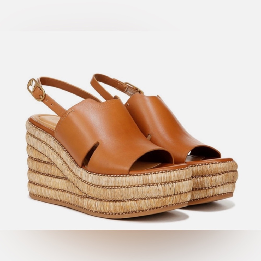 Franco Sarto Womens Tamryn Espadrille Wedge Sandal size 9.5